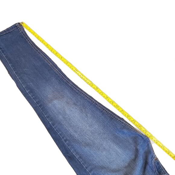 FREE PEOPLE HI RISE ROLLER SKINNY JEANS WOMEN'S SIZE 27 MEDIUM WASH - Picture 16 of 16